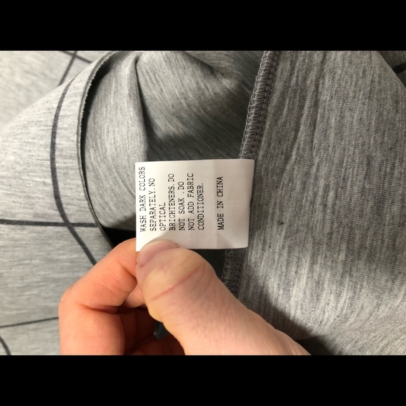 50’s comfy gray grid pattern a-line flare skirt - Picture 4 of 11